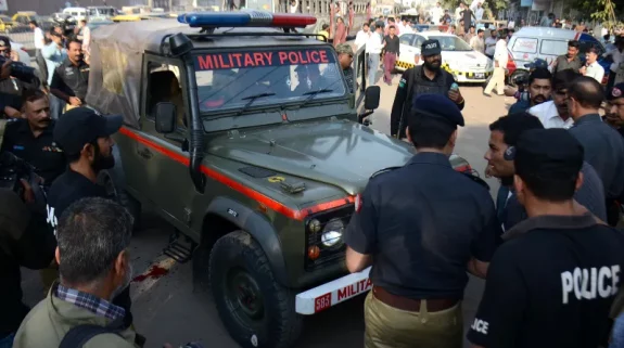 Pakistani military vehicle