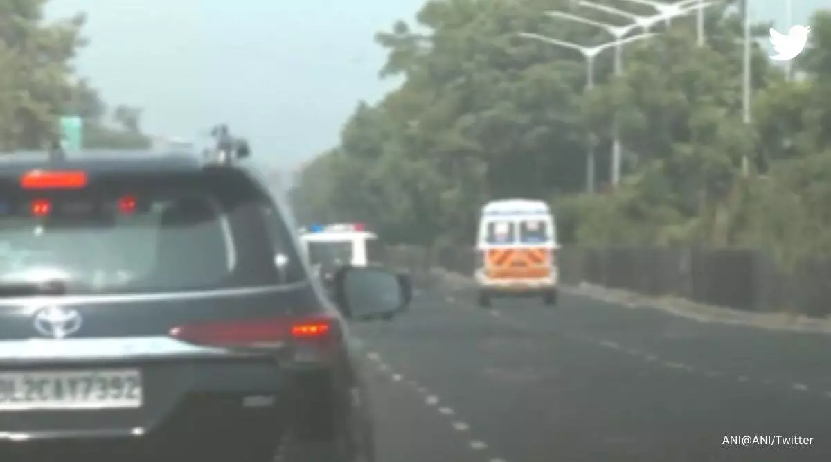 Video: PM Modi’s motorcade stops to let ambulance go ahead in Gujarat