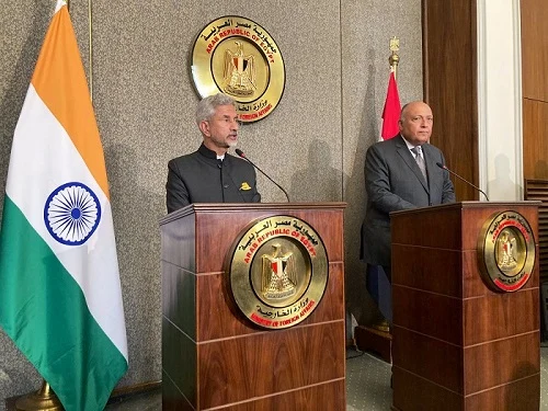 Jaishankar holds talks on closer India-Egypt defence and IT ties in Cairo  