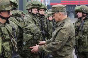 Russian Defence Minister visits Ukraine frontline as fall of Bakhmut appears imminent