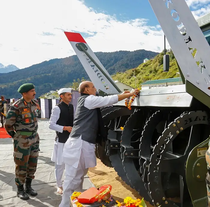After Arunachal, Rajnath visits forward posts along Chinese border in Uttarakhand