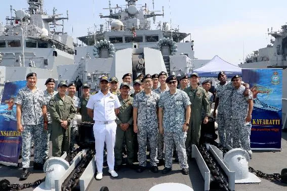 Sea phase of India-Singapore naval exercise kicks off in Bay of Bengal