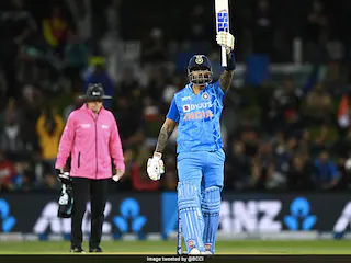 Video: Suryakumar Yadav smashes century off 49 balls in T20I vs New Zealand