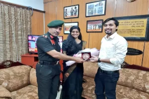 Indian Army felicitates newly weds in response to marriage invite