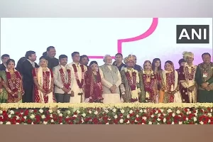 PM Modi attends mass wedding in Gujarat’s Bhavnagar