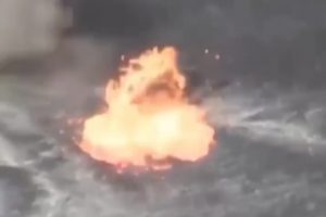 Video: If a human falls into a lava lake this is what happens…