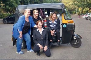 Four US women diplomats dump cars and buy auto-rickshaws to drive around in Delhi!
