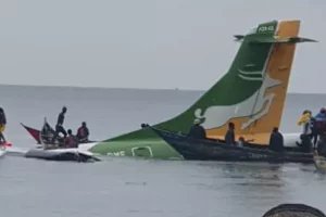 Video: Plane with 43 on board crashes into lake in Tanzania