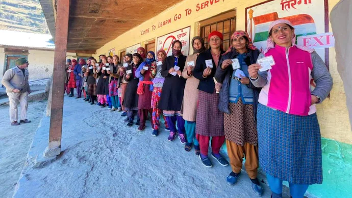 Women pip men in voter turnout for Himachal polls, BJP claims gain 