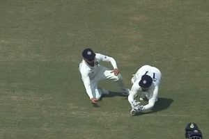Video: Pant dives to take brilliant relay catch as ball falls out of Kohli’s hands in Test