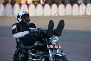 Watch: BSF’s dare-devil stunt bikers set two world records
