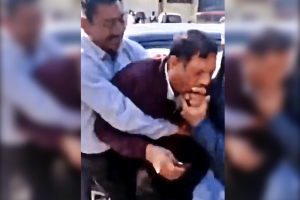 Viral video: Faridabad cop caught in bribe case tries to swallow cash