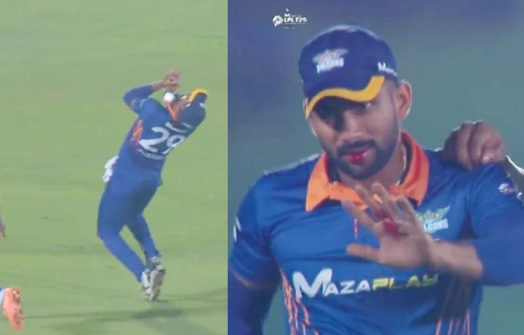 Video: Sri Lanka cricketer loses four teeth but holds on to brilliant catch to dismiss batsman