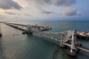 New Pamban sea bridge linking Rameswaram with TN coast to be completed in March