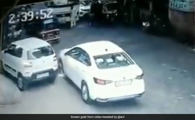 Caught on Camera: Man in Mumbai miraculously escapes death after being run over by bus