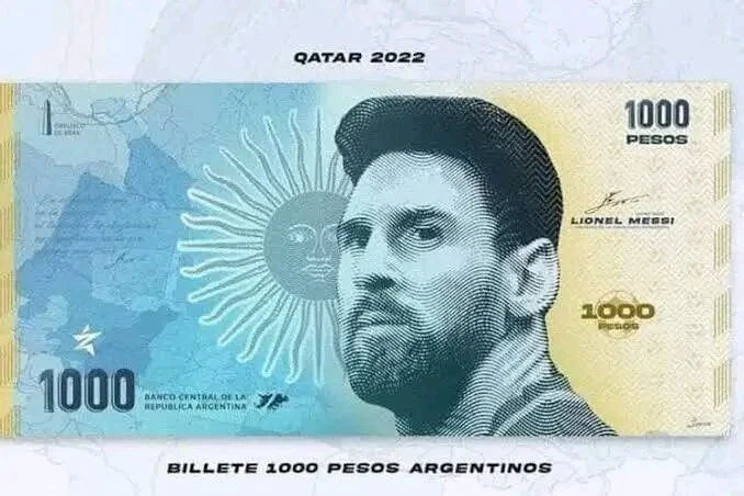 Messi to feature on the Argentina currency note?
