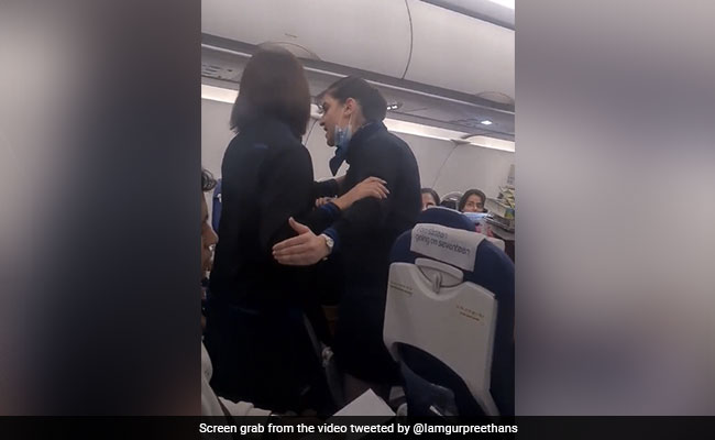 Caught on camera: Nasty mid-air spat between flyer & air hostess on IndiGo flight