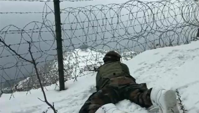 Watch: Indian army jawans patrol last post at 7,200 feet amid deep snow on J&K border