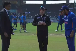 Watch: Rohit Sharma forgets what to say after winning toss vs New Zealand in ODI