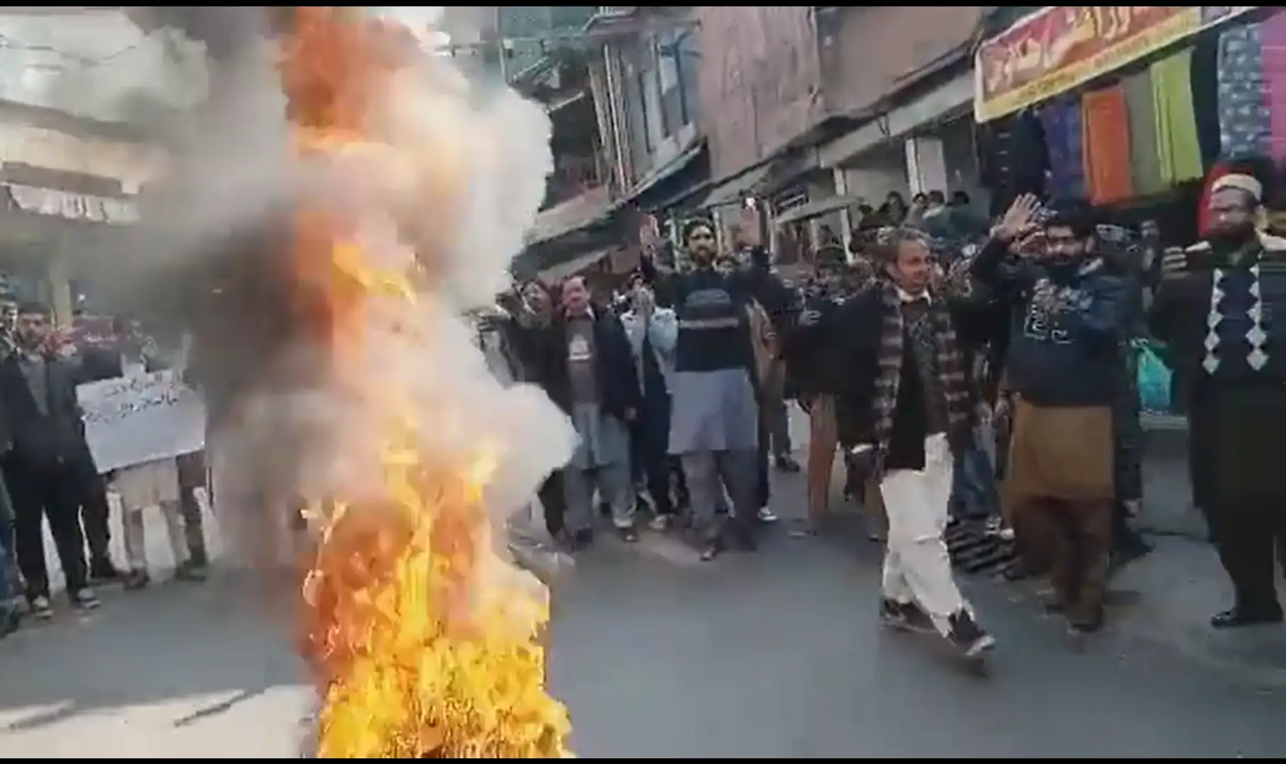 Watch: Food shortages trigger fresh protests in PoK, main highway blocked