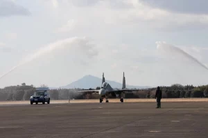 Watch: Indian fighter jets welcomed in Japan with water cannon salute 