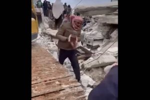 Newborn baby found alive with umbilical cord linked to dead mother in Syria earthquake rubble