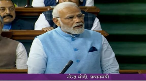 PM Modi decimates Opposition in Parliament
