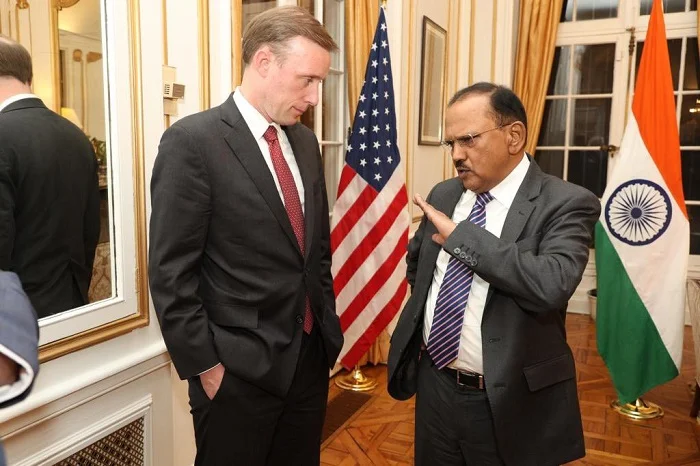 US thanks NSA Doval for India’s leadership role in Indo-Pacific region
