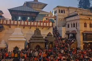 Watch: Thousands throng Nepal’s Pashupatinath temple during Mahashivaratri celebrations