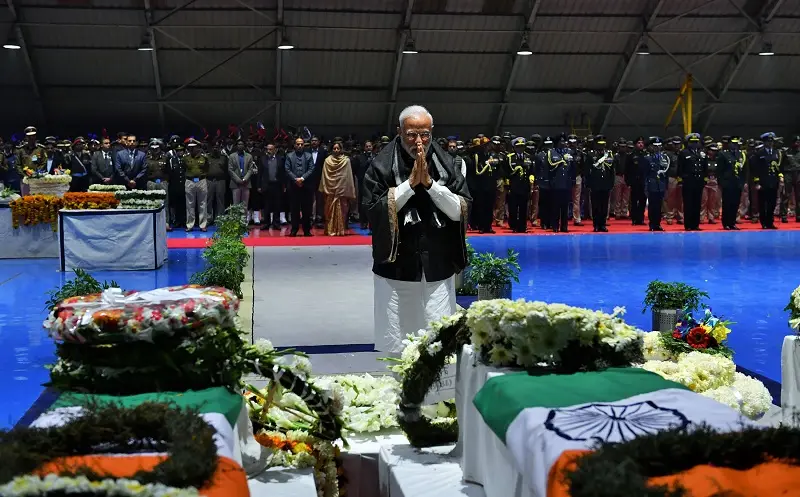 Citing Pulwama attack, PM Modi steels call for a strong and developed India