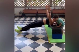 Video:  Kareena Kapoor working out in gym with favourite buddy…guess who?