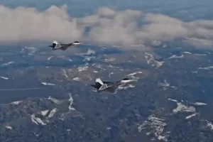 US fighter jet shoots down cylindrical object flying over Canada in 3rd such strike
