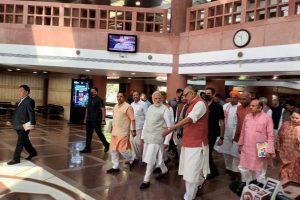 In BJP parliamentary party meet, PM Modi tells leaders to gear up for a “strong fight”