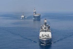 Indian, French warships carry out joint drills in Arabian Sea