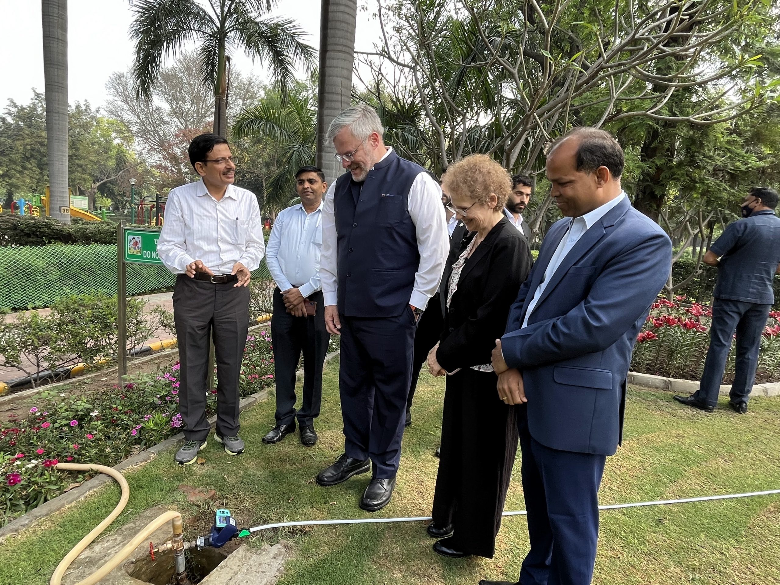 Israel donates drip irrigation system to Children’s Park in Delhi on World Water Day