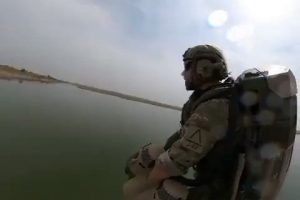 Watch: Indian army tests jetpack suits than enable soldiers to fly across tough terrain