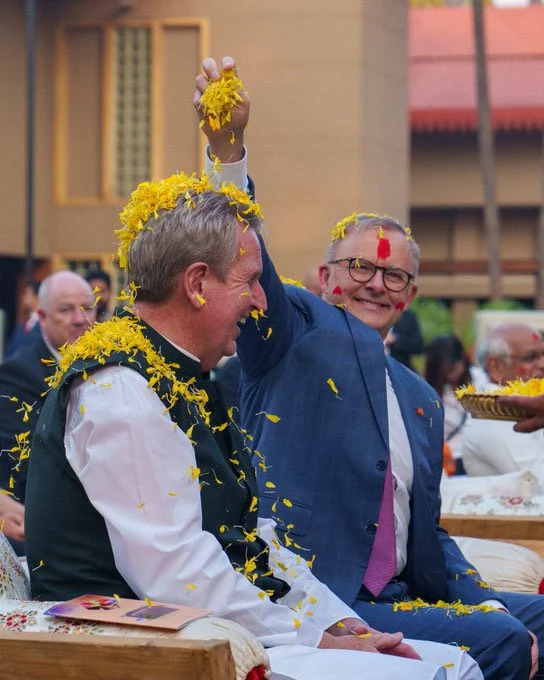 Australian PM arrives to a grand welcome in India, celebrates Holi in Ahmedabad