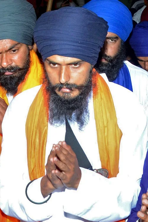 Separatist Amritpal finally arrested in Punjab crackdown along with 10 armed companions