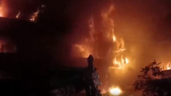 Massive blaze in Kanpur market, fire tenders rushed from Lucknow