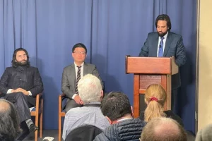 Protesters disrupt forum on Kashmir at National Press Club in Washington
