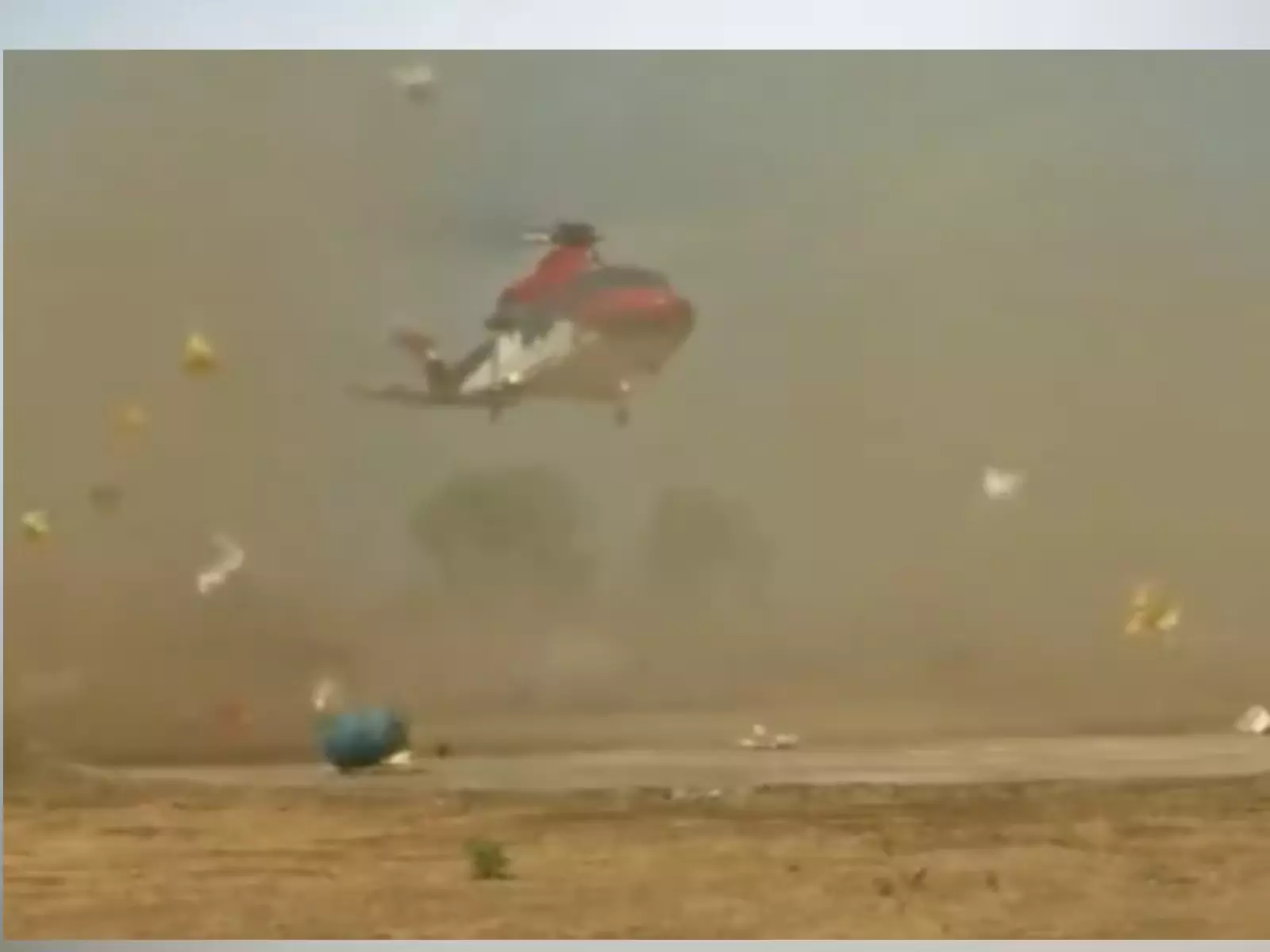 Watch: Karnataka ex-CM Yediyuruppa’s helicopter aborts landing at last minute in Kalaburgi