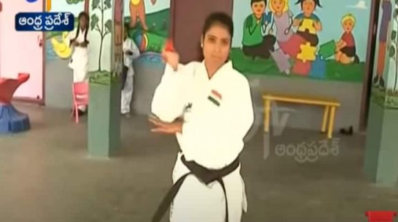Andhra’s martial arts woman star trains girls and cops