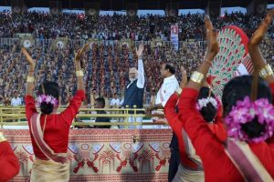 Watch: PM Modi joins dazzling Bihu celebrations in toast to northeast