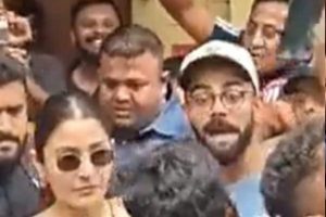 Video: Virat & Anushka get mobbed by rowdy fans at Bengaluru restaurant