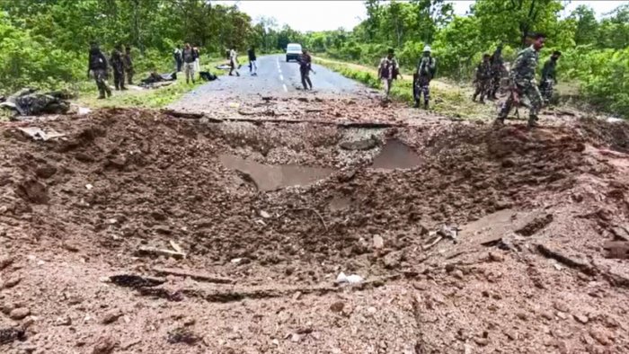 10 policemen killed in Chhattisgarh Naxal attack, Centre assures help