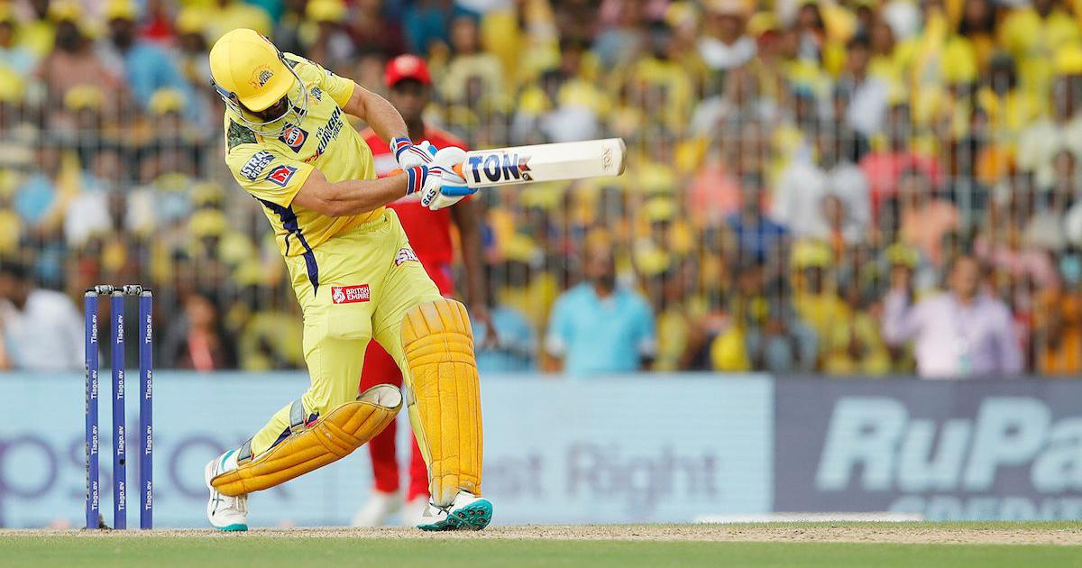 Watch: CSK’s Dhoni smashes two massive sixes in last two balls vs Punjab Kings in IPL