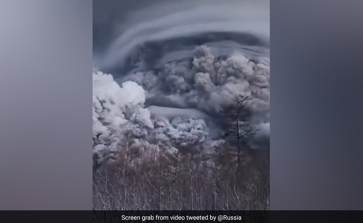 Video: Volcano erupts in Russia spewing ash 20 km up in air, flight warning issued