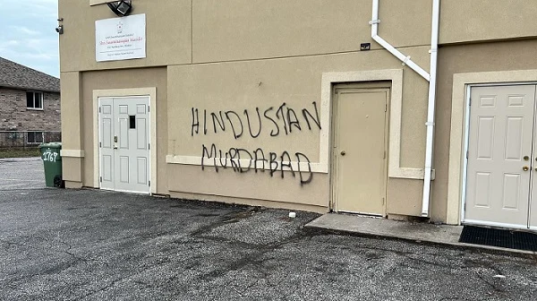 Another Hindu temple vandalised in Canada — India says time for action, not assurances
