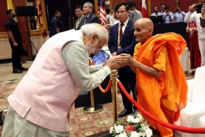 PM Modi makes an impassioned appeal to globalise Buddhist thought to resolve world’s problems