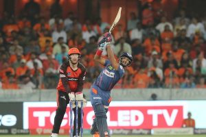 Watch: Nicholas Pooran smashes three consecutive sixes in last over to take LSG past Sunrisers